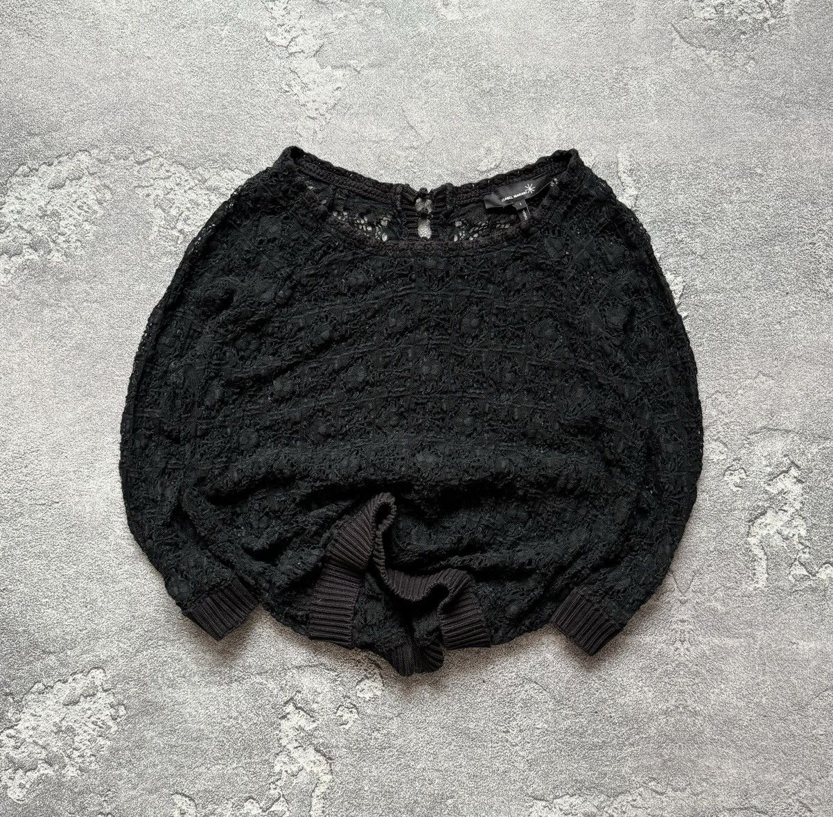 Isabel Marant × Isabel Marant Etoile × Vintage Isabel Marant 1 black mesh knitwear sweater long sleeve Size S / US 4 / IT 40 - 1 Thumbnail