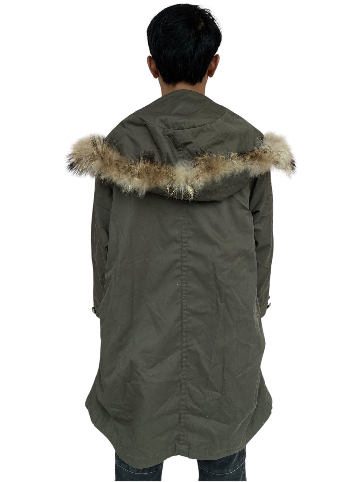 Japanese Brand × PPFM 2000s Jeanasis - Fur Raccoon Hoodie Jacket Size US M / EU 48-50 / 2 - 3 Thumbnail