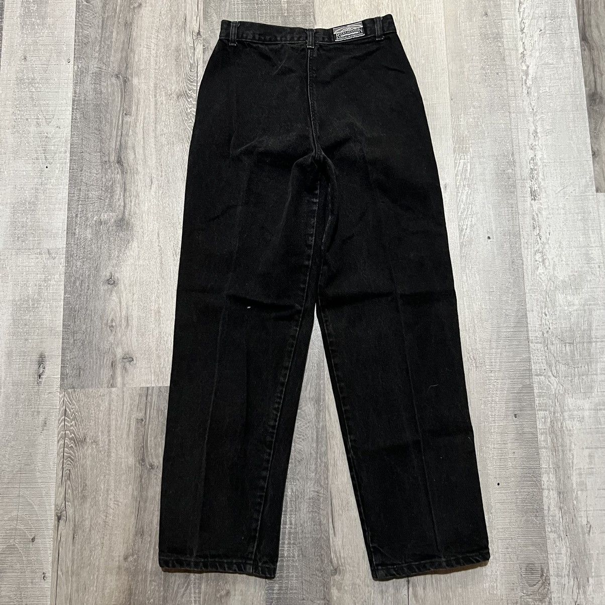 Vintage VTG Rockies Western Bareback High Waisted Black USA Jeans Size 27" / US 4 / IT 40 - 2 Thumbnail