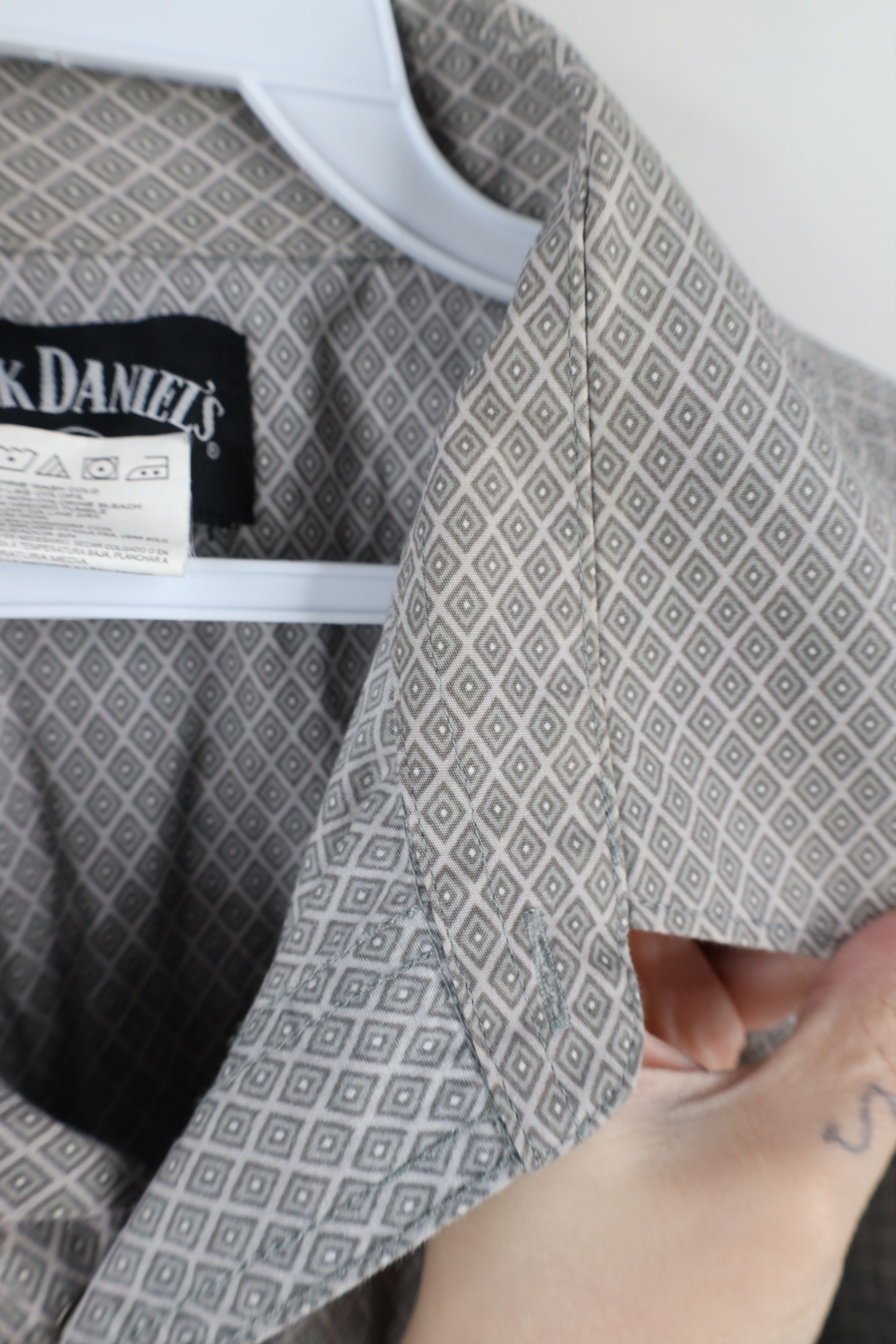 Vintage × Wrangler Vintage Wrangler x Jack Daniels Diamond Snap Button Shirt Size US XXL / EU 58 / 5 - 10 Thumbnail
