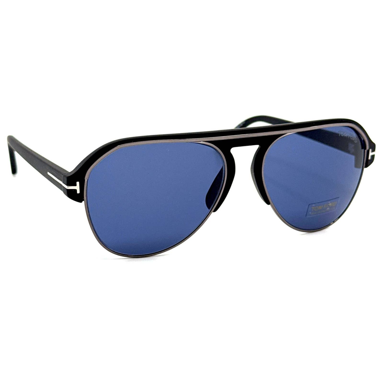 image of New! Tom Ford Marshall Sunglasses Tf929 02V, Authentic in Black, Men's