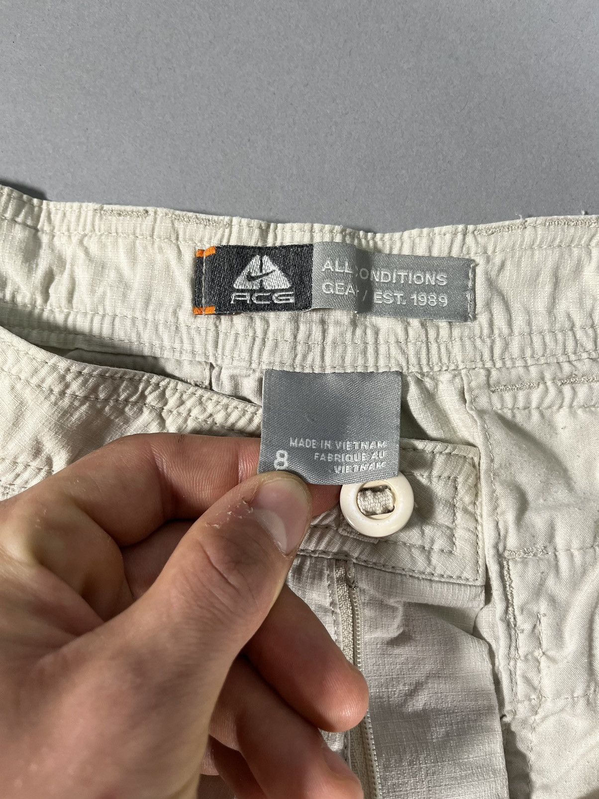 Nike × Nike ACG Nike ACG Silver Tag Technical Shorts Size 30" / US 8 / IT 44 - 2 Thumbnail