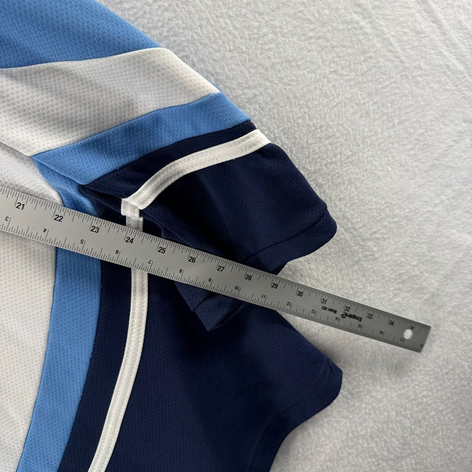 Vintage Vintage Southern Maine Wave Hockey Jersey Men's Large Blue Size US L / EU 52-54 / 3 - 7 Thumbnail