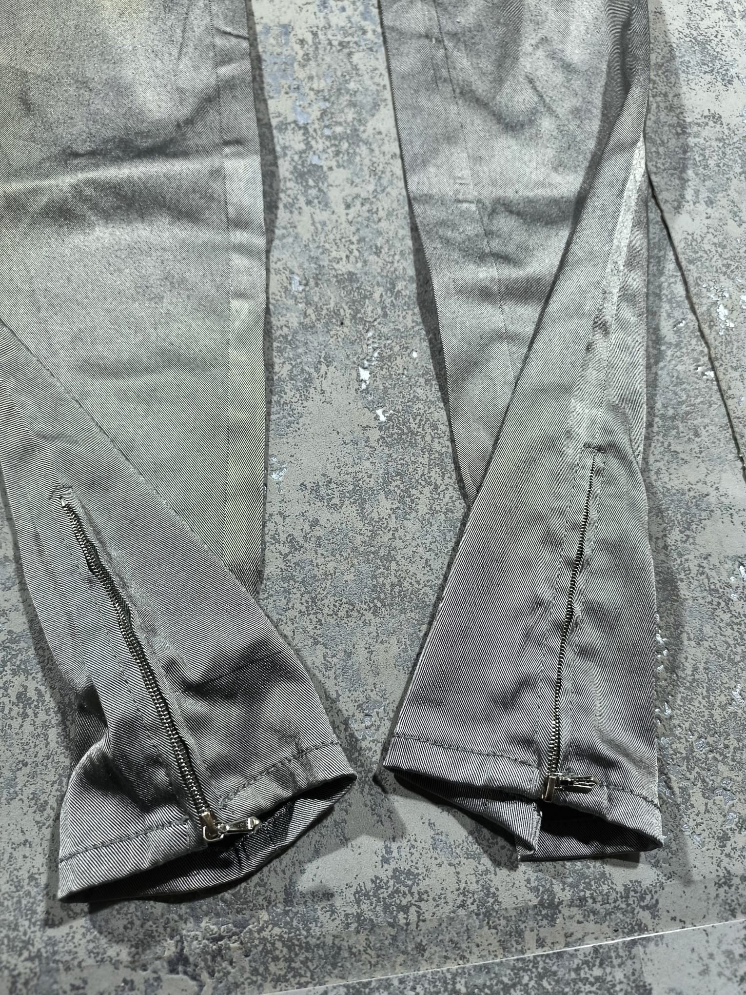 Miss Sixty VINTAGE MISS SIXTY METALLIC SILVER DISCO GRUNGE PANTS SKINNY Size 28" / US 6 / IT 42 - 12 Thumbnail