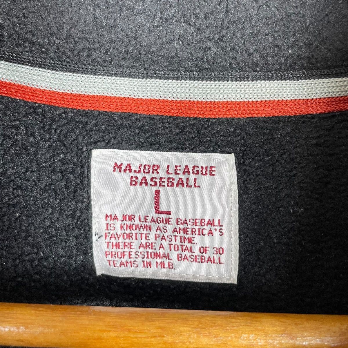 MLB × Vintage Vintage Baltimore Orioles Fleece Half Zip Pulover Sweatshirt Size US L / EU 52-54 / 3 - 5 Thumbnail