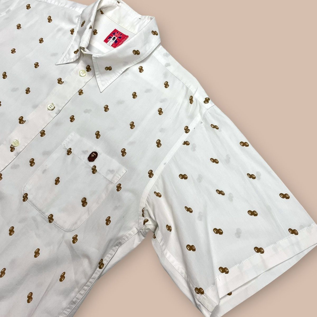 Bape OG2000's Bape Double Ape Head Button-up shirt Size US M / EU 48-50 / 2 - 4 Thumbnail