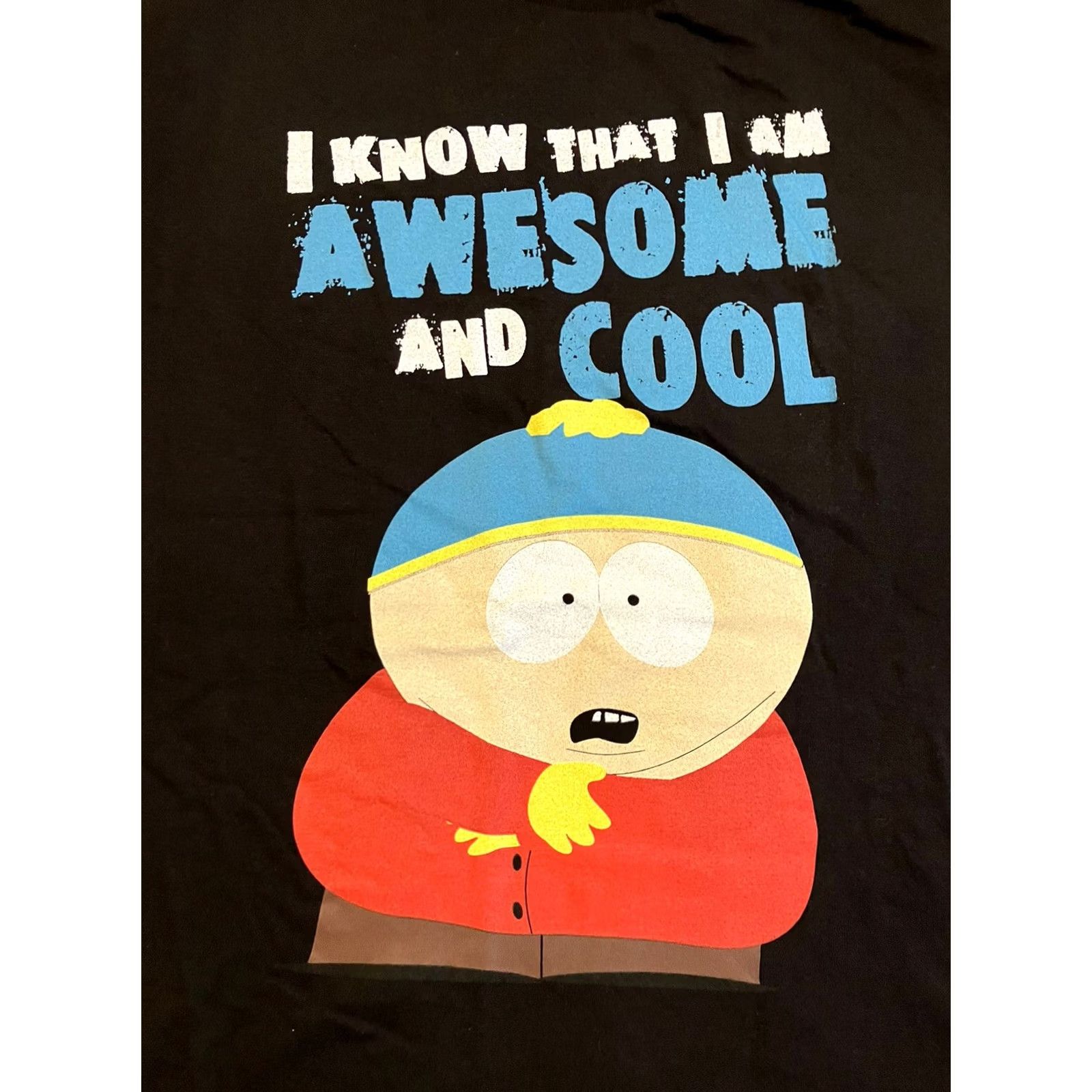 Vintage South Park Cartman I Know That I Am Awesome And Cool T Shirt XXL 2013 Men Size US XXL / EU 58 / 5 - 2 Thumbnail
