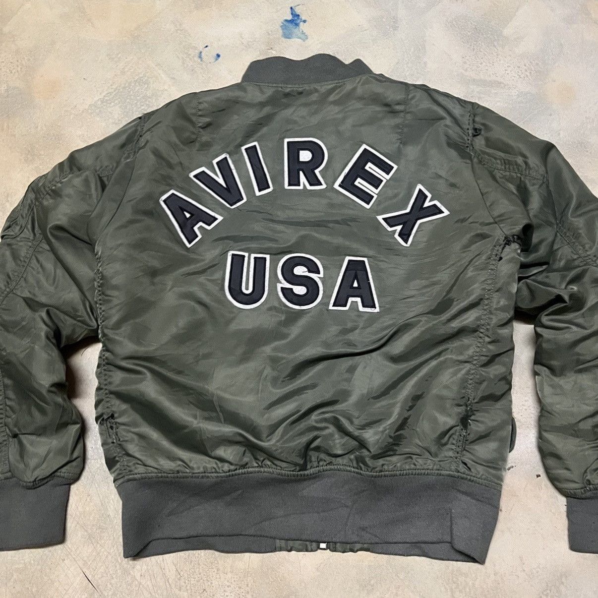 Avirex Vintage Avirex USA Big Logo Bomber Jacket Size US S / EU 44-46 / 1 - 17 Thumbnail