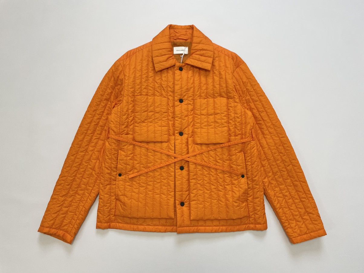 Craig Green S/S 22 Crinkle Orange Nylon Work Jacket Size US M / EU 48-50 / 2 - 1 Thumbnail