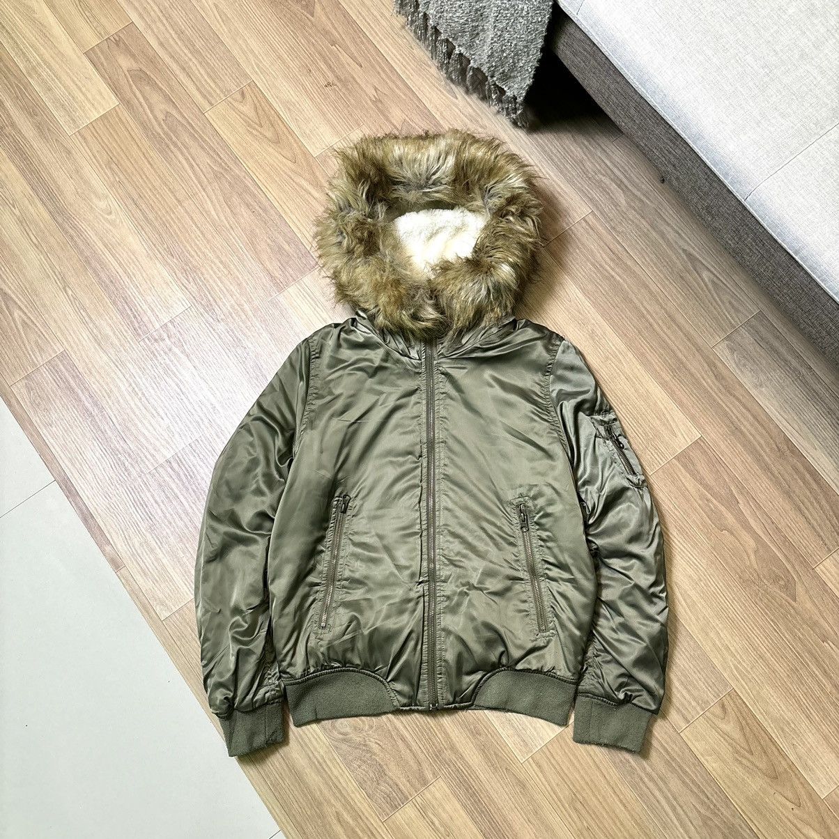 14th Addiction × If Six Was Nine × Le Grande Bleu (L.G.B.) G.O.A | Earth Fur faux jacket IfSixWasNine LGB Style Size US M / EU 48-50 / 2 - 2 Thumbnail