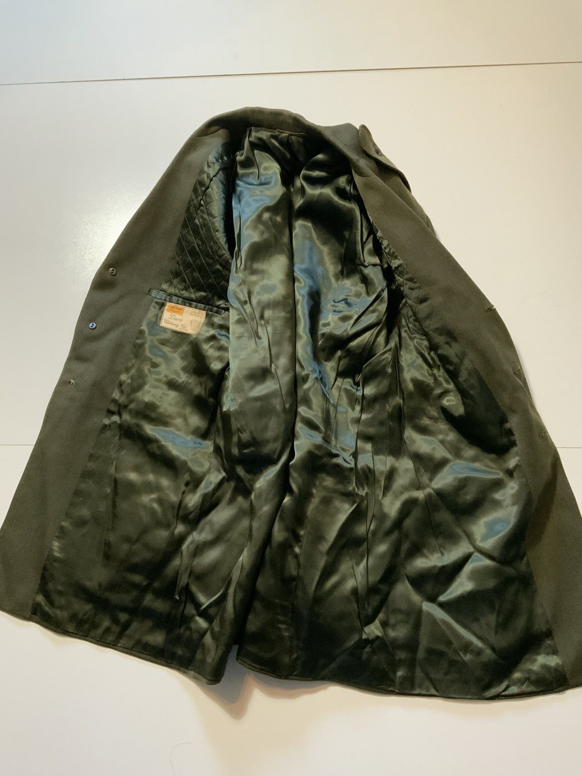 Vintage Vintage 40s 50s WWII Lan-C-Air Davis USN Wool 2PC Set Suit Size 42R - 4 Thumbnail
