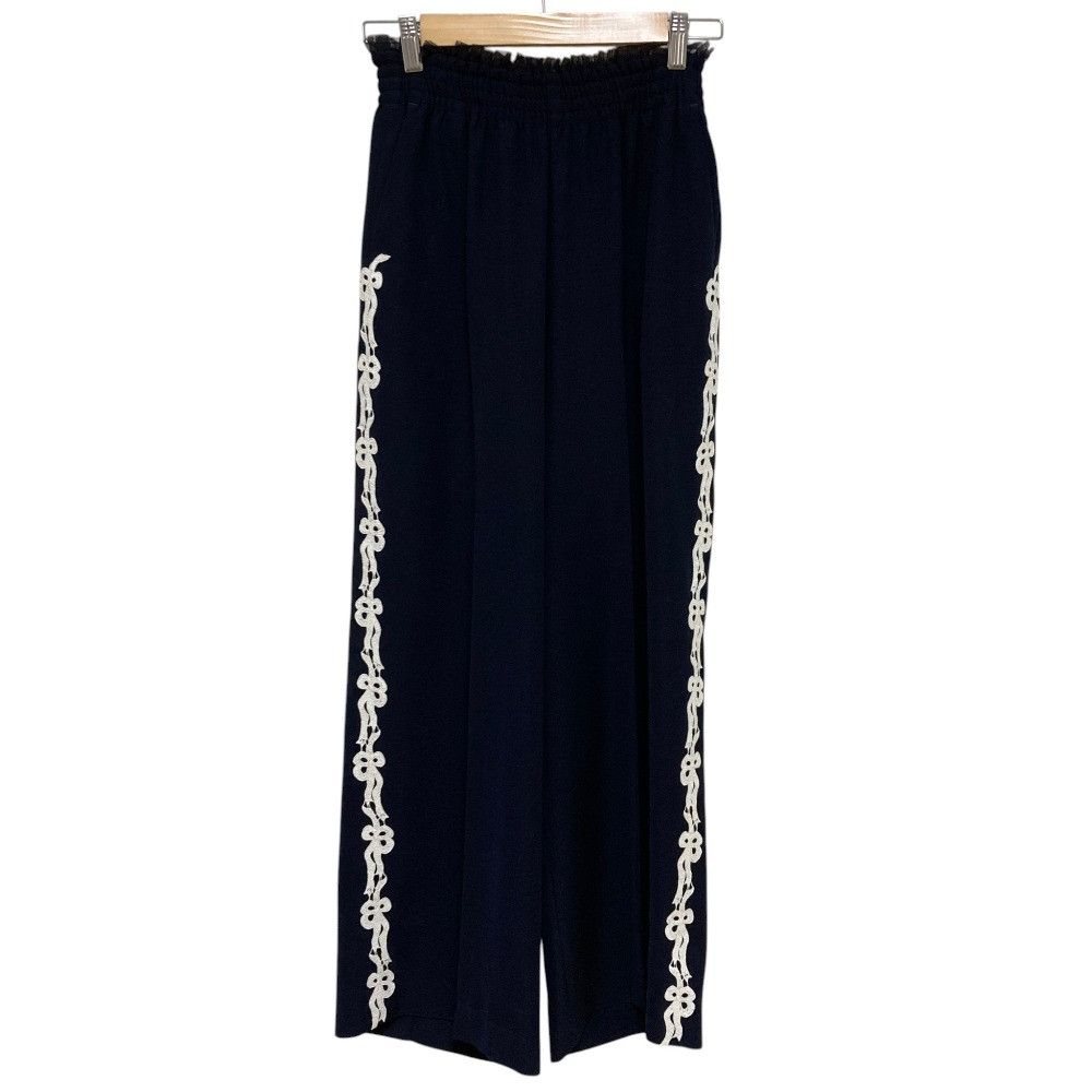 Other Other MUVEIL Lace Wide Easy Pants Textile Pants MA251FP002 DUTY FREE for USA Size ONE SIZE - 1 Thumbnail