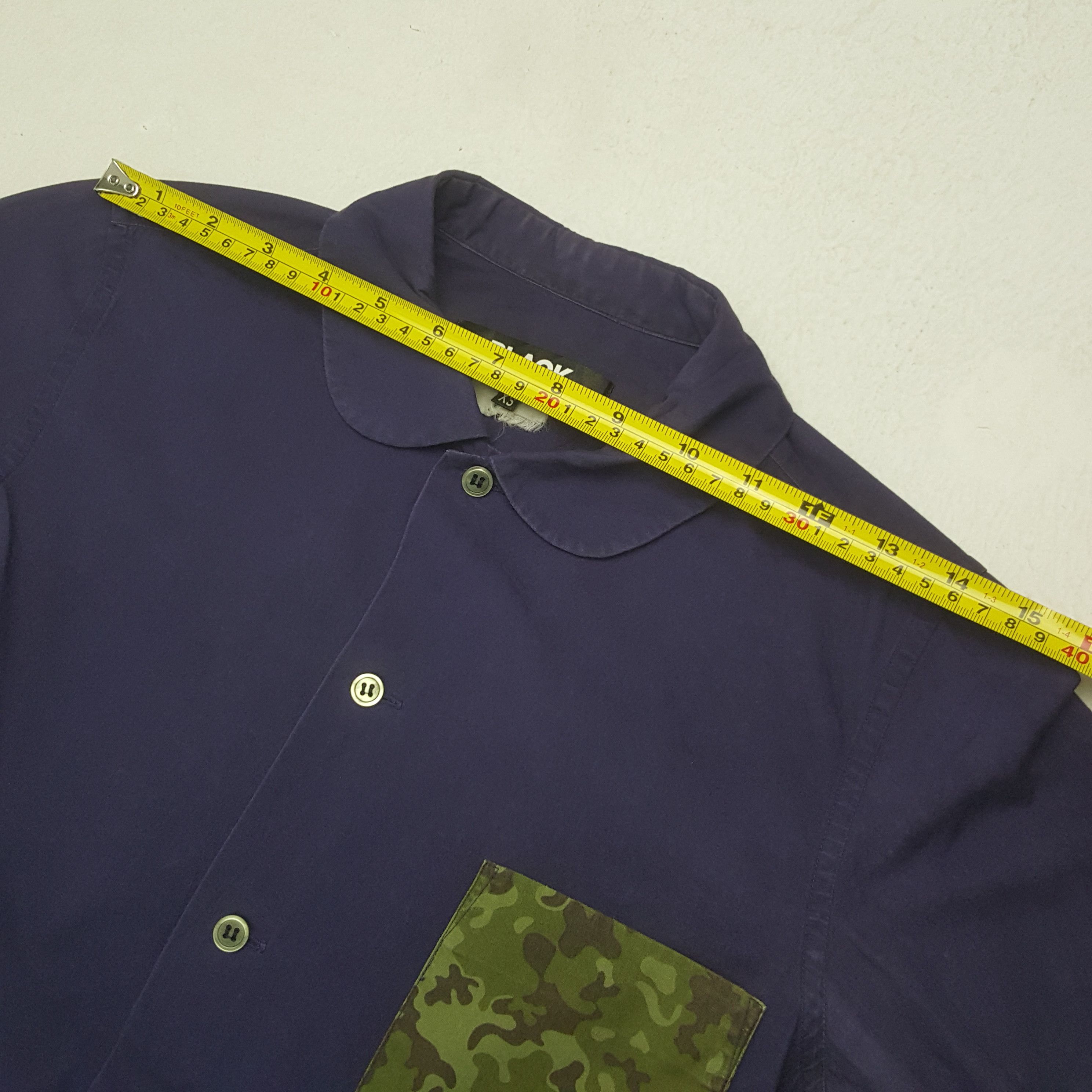Comme des Garcons Vintage Comme des Garcons Black Pocket Button up Shirt Size US XS / EU 42 / 0 - 5 Thumbnail