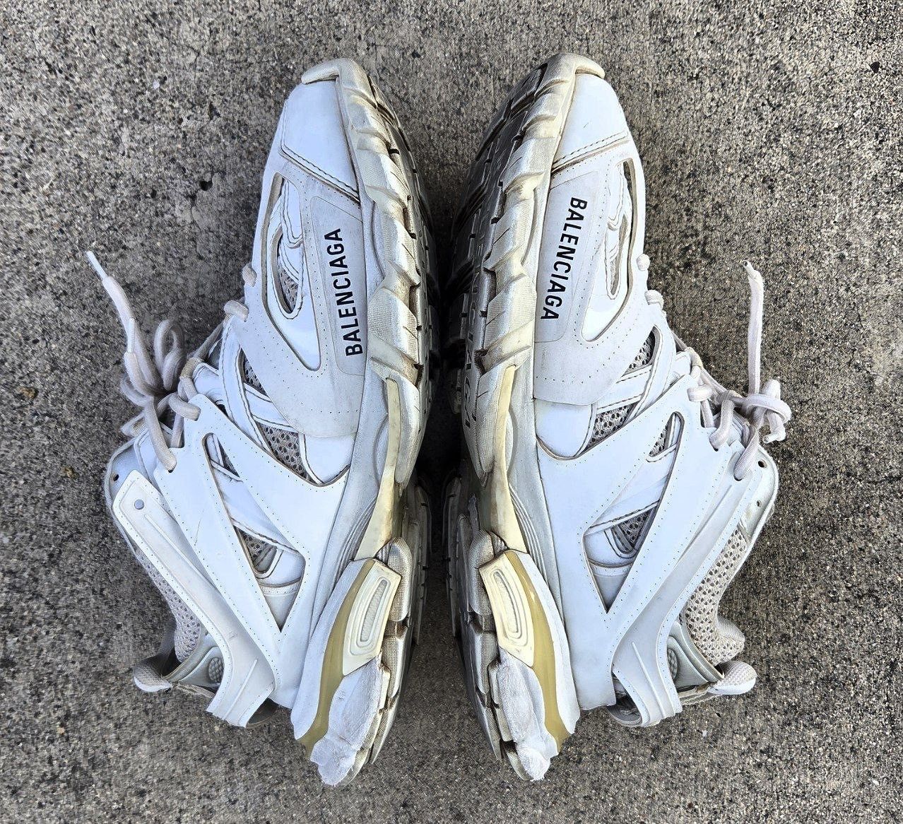 Balenciaga Balenciaga Track White Sneakers Size US 8 / EU 41 - 4 Thumbnail