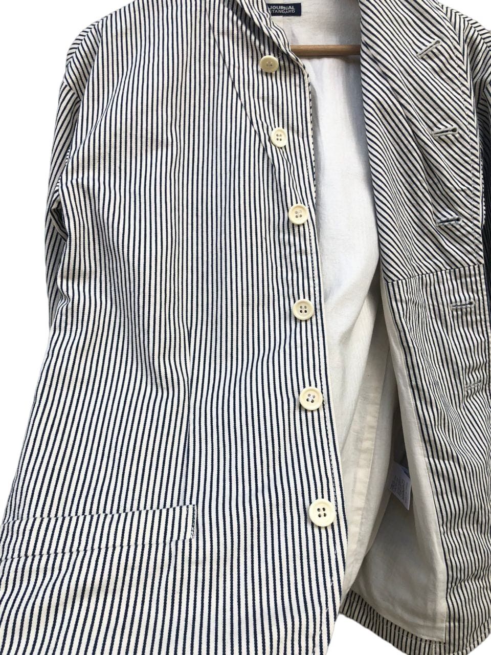 Journal Standard × Vintage Vintage Journal Standard Hickory Workwear Button Jacket Size US S / EU 44-46 / 1 - 4 Thumbnail