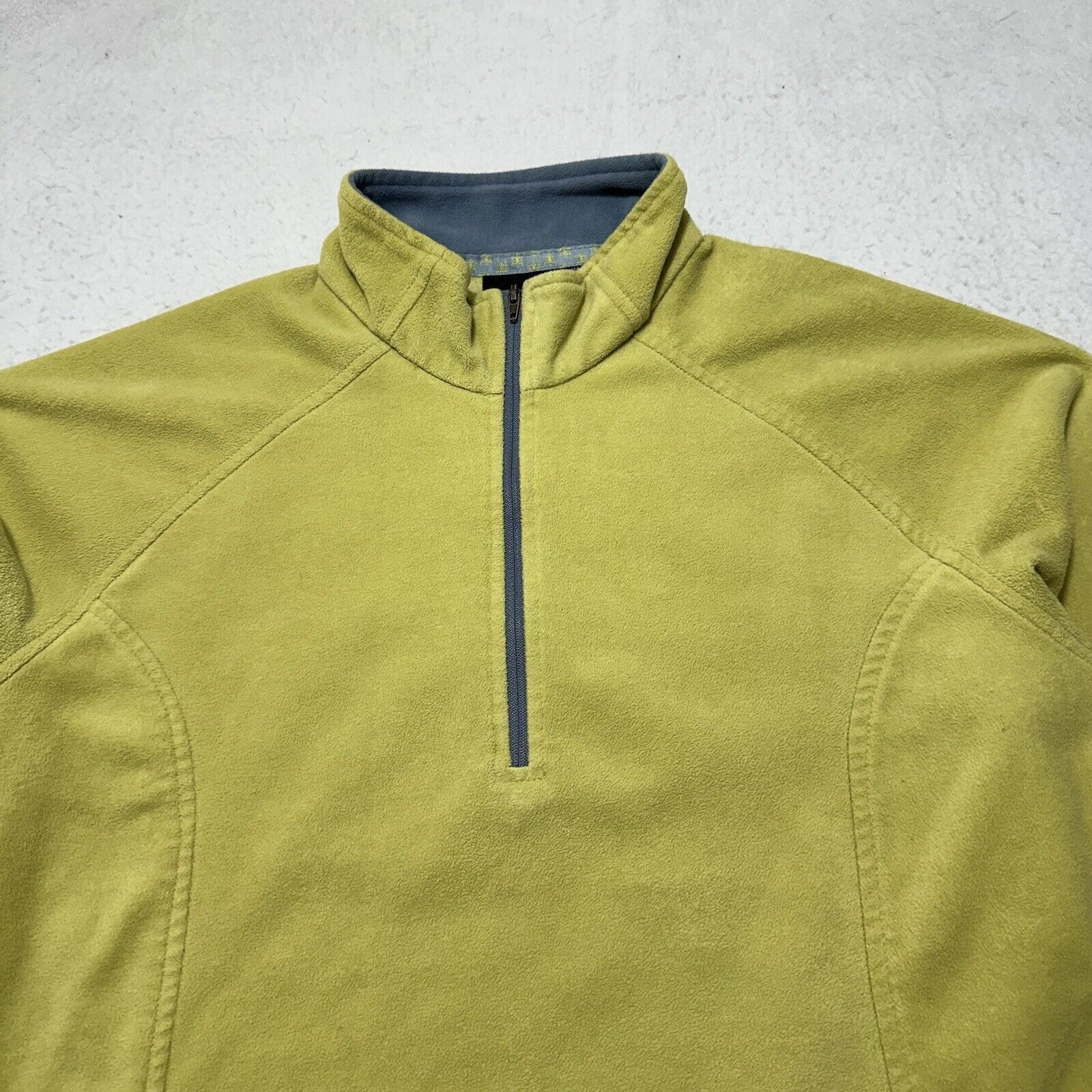 Marmot Marmot Large Yellow Green Sweatshirt 1/2 Zip Fleece Pullover Size L / US 10 / IT 46 - 2 Thumbnail