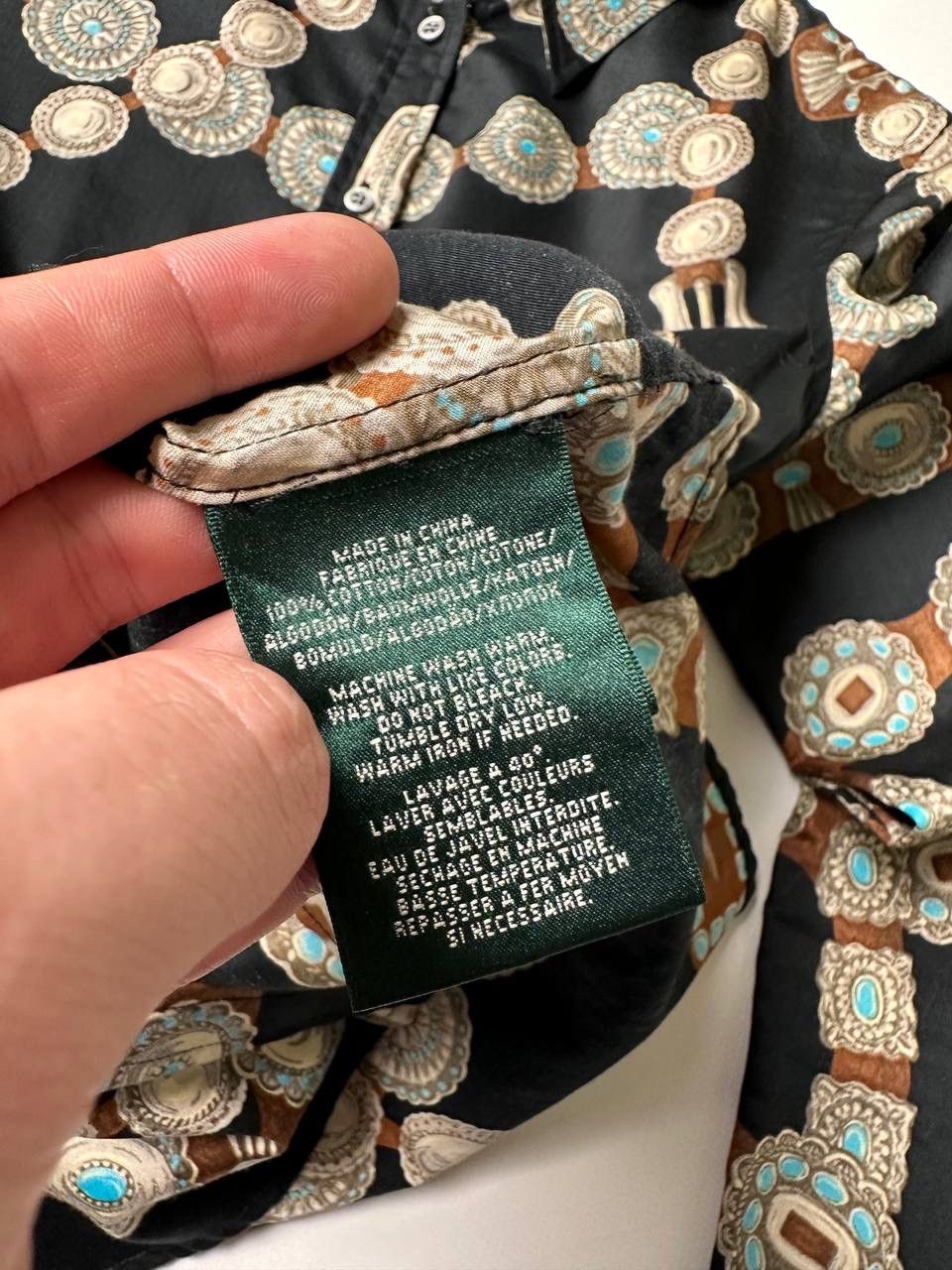 Polo Ralph Lauren Polo Ralph Lauren Full Belt-Printed Shirt Button Up Size S Size S / US 4 / IT 40 - 4 Thumbnail