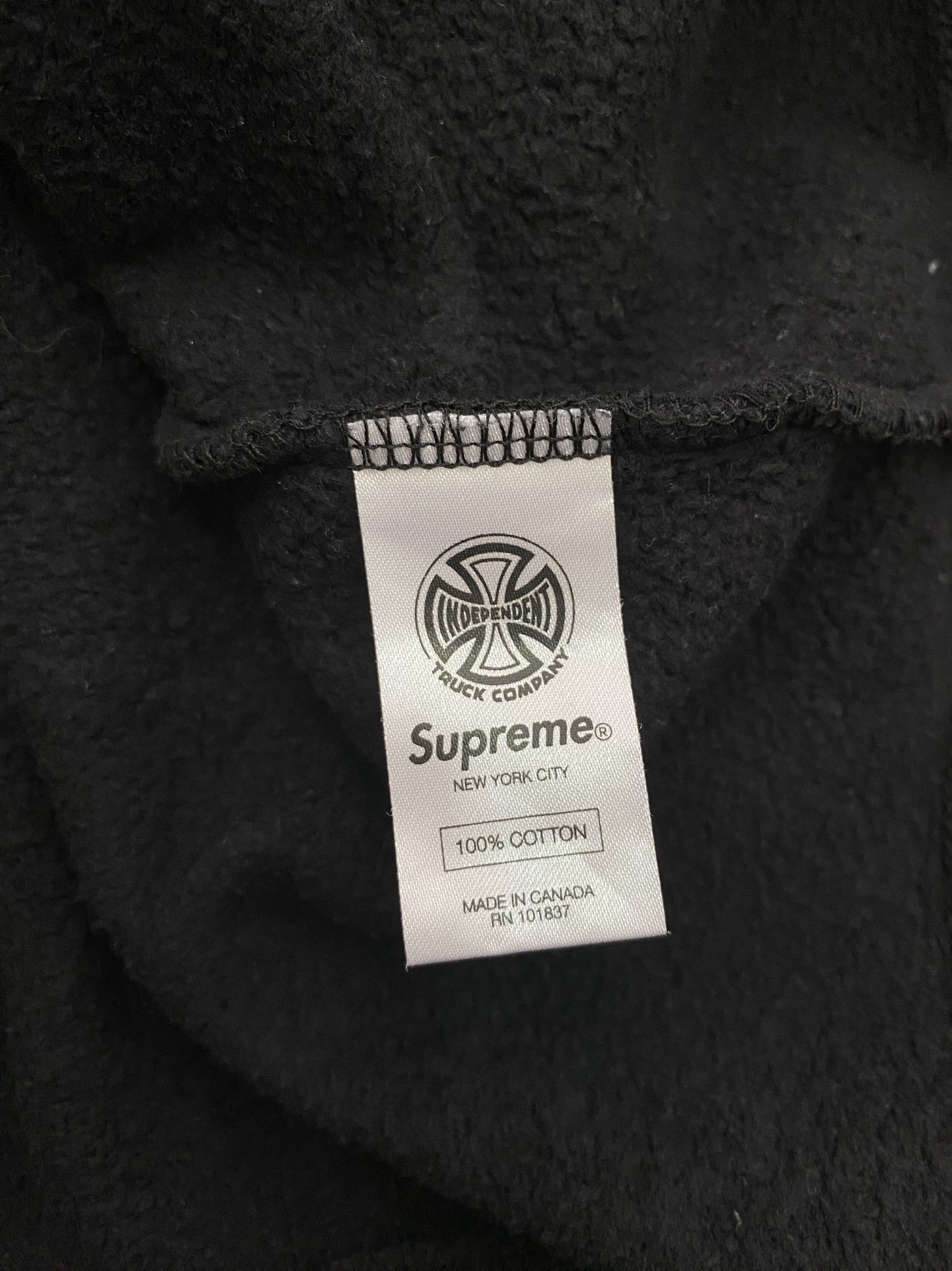 Supreme x Independent Fuck The Rest Crewneck
