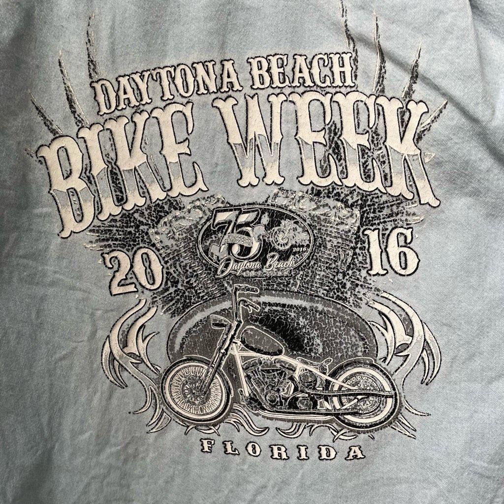 Other 2016 Daytona Bike Week Chambray Button Down Shirt L Size US L / EU 52-54 / 3 - 4 Thumbnail