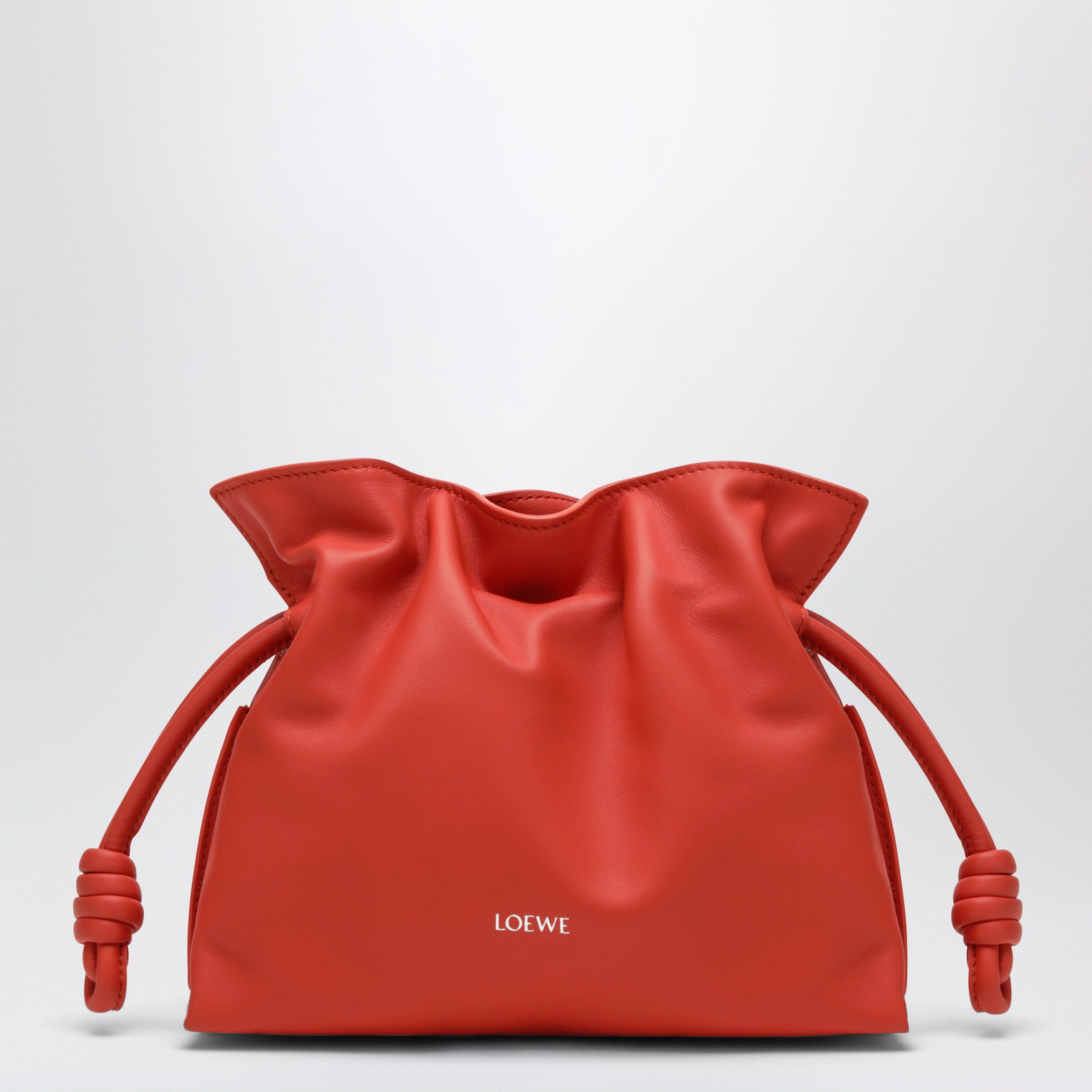 Loewe Mini Flamenco Clutch In Orange, Women's
