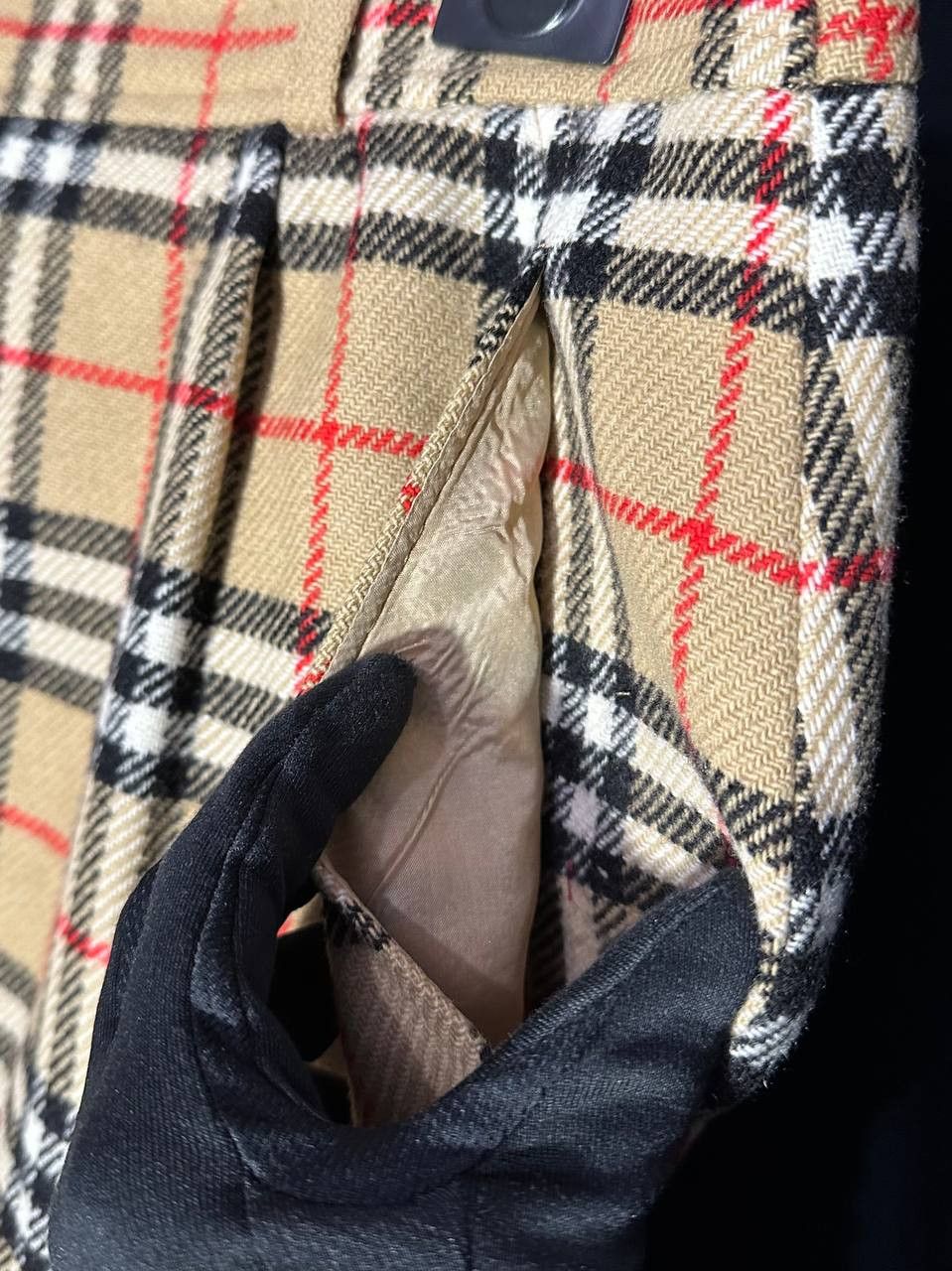 Burberry × Vintage Burberrys' Skirt Plaid Wool Classic Vintage straight midi Size 36" / US 14 / IT 50 - 3 Thumbnail