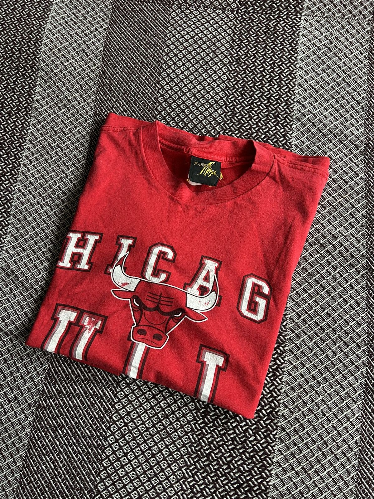 NBA Vintage NBA Chicago Bulls Jersey Oversized Big Logo Tee 90s Size US XXL / EU 58 / 5 - 11 Thumbnail