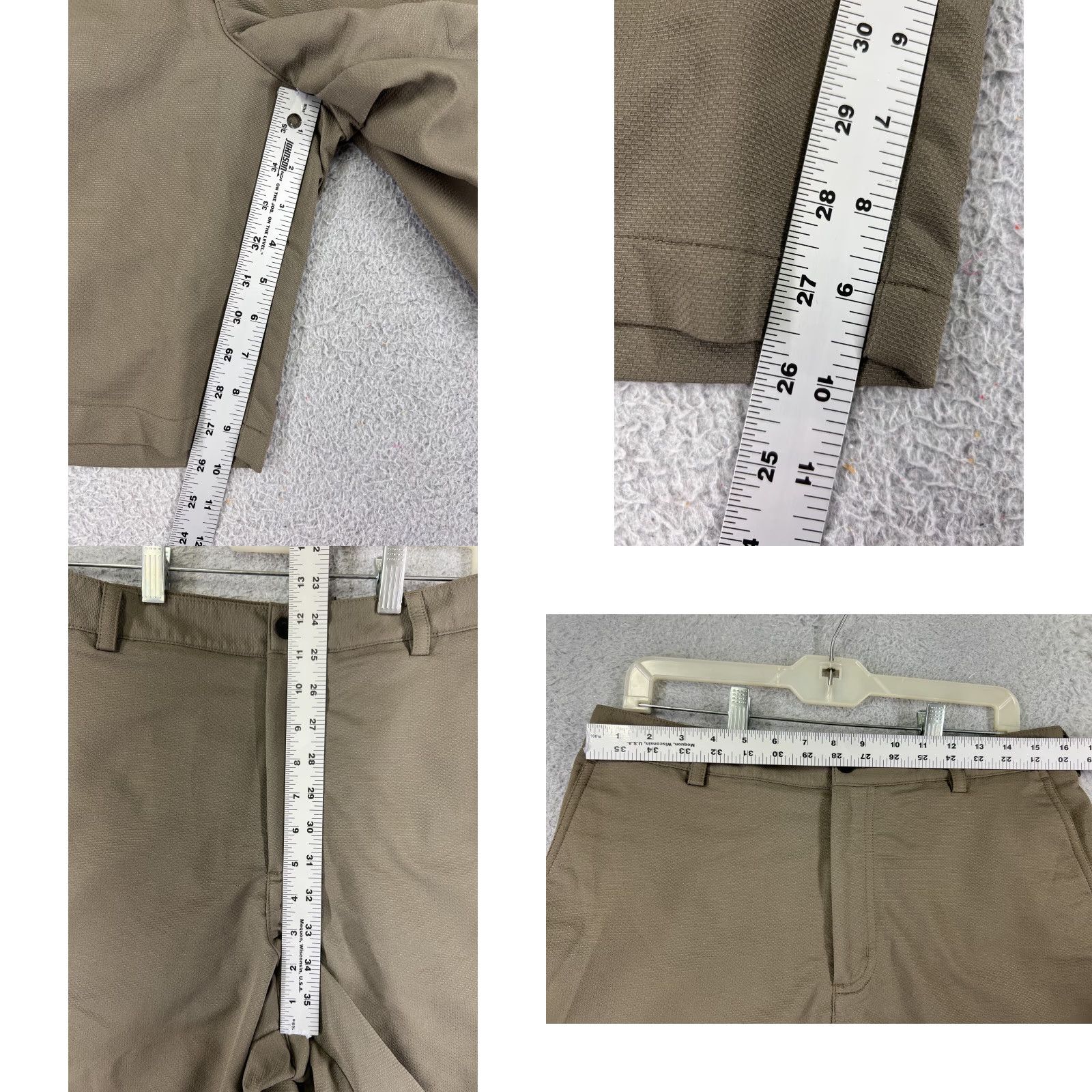 Nike Nike Shorts Adult 32 Beige Golf Pockets 32x10 Swoosh Polyester Vintage Regular Unisex Mens Womens 90s? Size US 32 / EU 48 - 8 Thumbnail