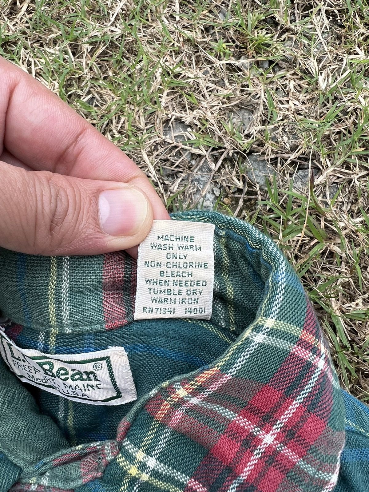 L.L. Bean × Vintage 💥RARE VTG L.L BEAN CHECKERED Size US S / EU 44-46 / 1 - 10 Thumbnail