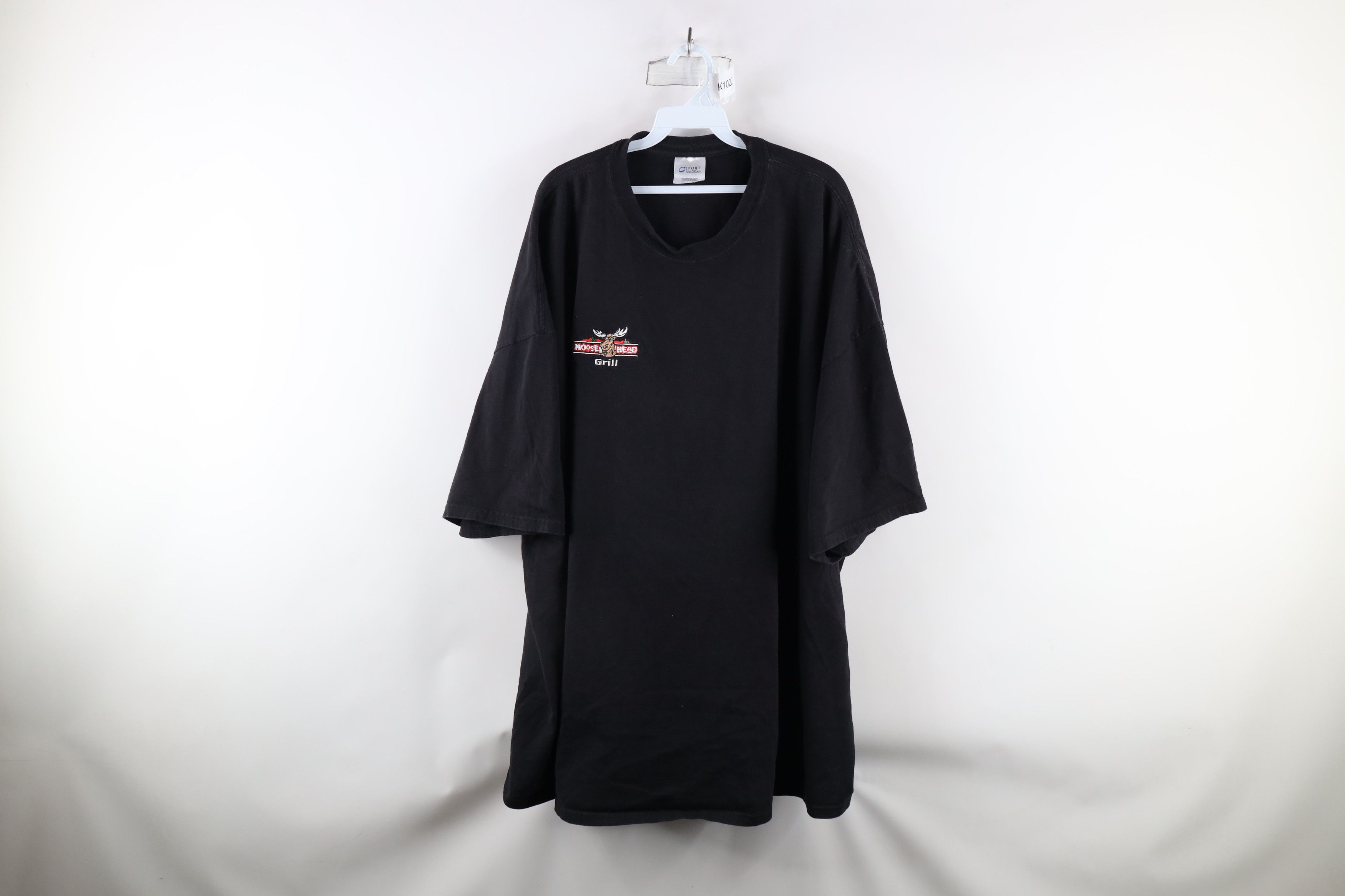 Vintage Vintage 90s Streetwear Out Moose Head Grill T-Shirt Black Size US XXL / EU 58 / 5 - 1 Thumbnail