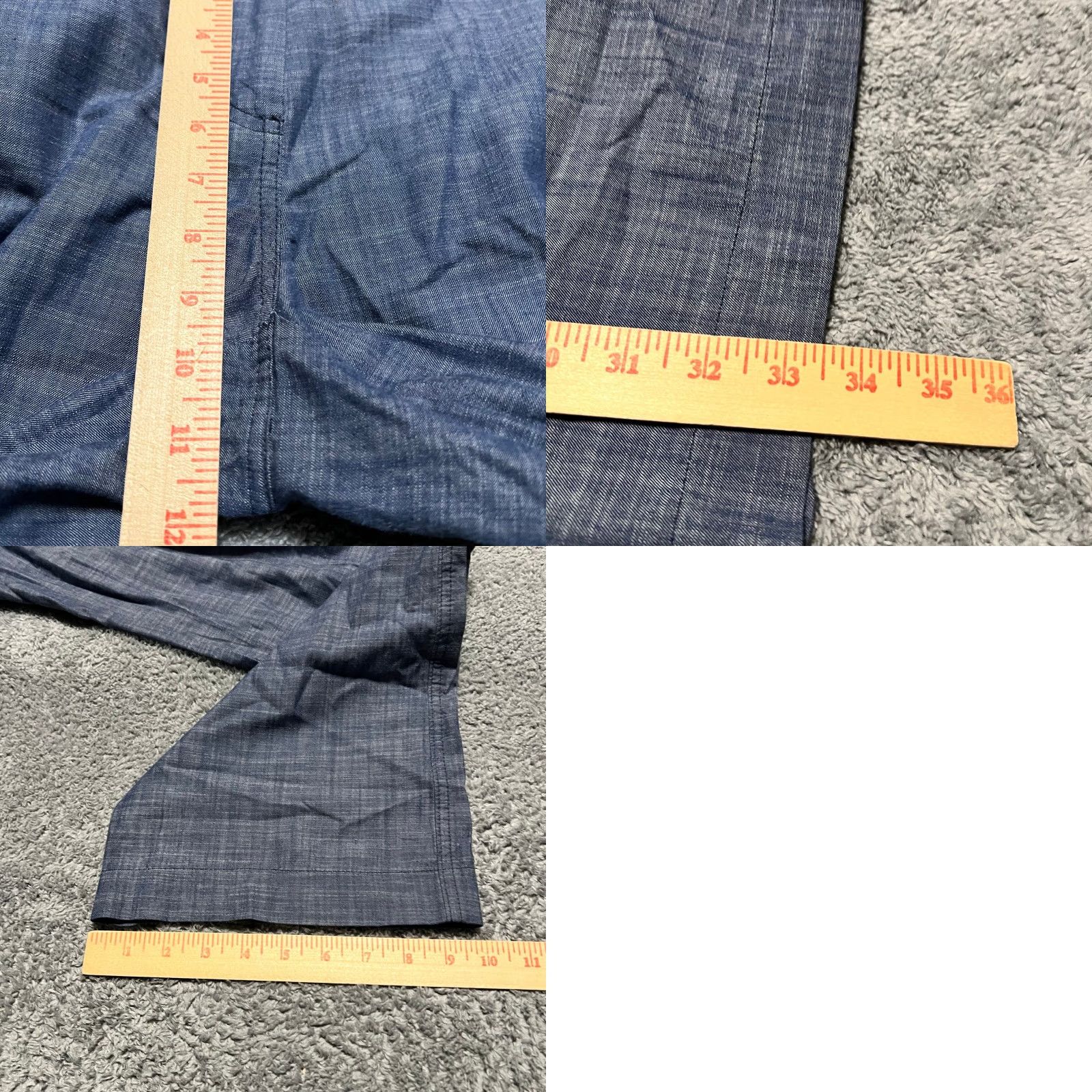 Trina Turk Trina Turk Pants Womens Dress Blue 6 Regular Wide Straight Leg Long 33x33.5 Womens Size 28" / US 6 / IT 42 - 8 Thumbnail