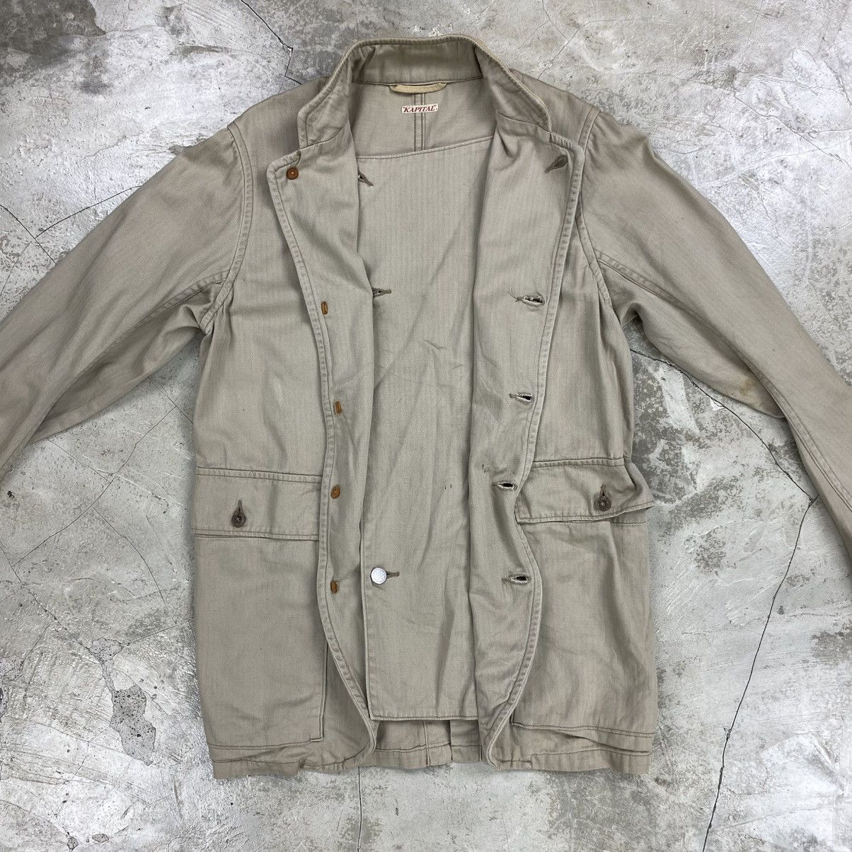 Kapital 13 stars Button HBT Sack Jacket Size US S / EU 44-46 / 1 - 11 Thumbnail