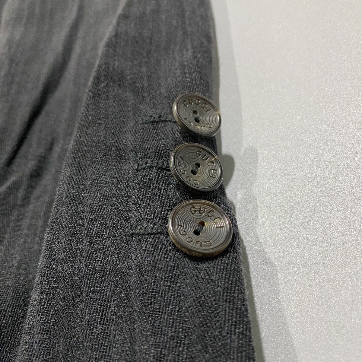 Gucci 1995 Gucci - Tom Ford Single Breasted Striped Blzer Size M / US 6-8 / IT 42-44 - 5 Thumbnail
