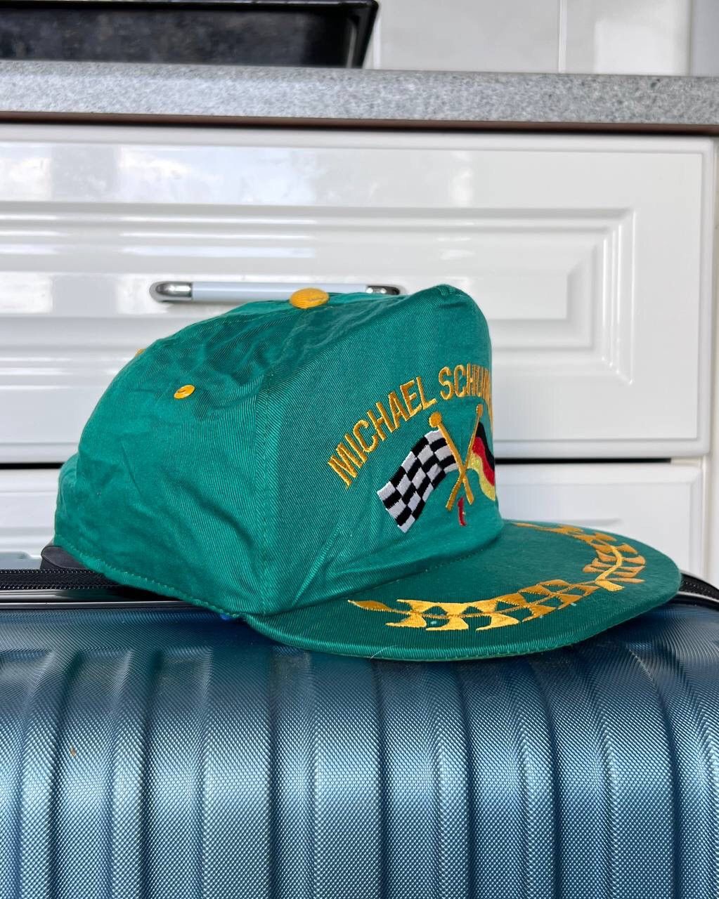 Formula 1 × Vintage Ultra rare 1991 Michael Schumacher Germany Vintage Cap Hat Size ONE SIZE - 3 Thumbnail
