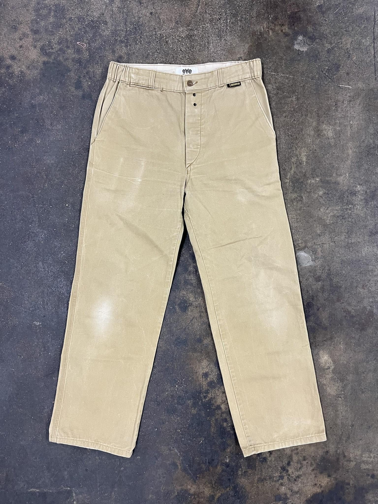 image of Cdg Cdg Cdg x Junya Watanabe 2010 Eye Laboureur Stretch Waist Work Pants, Men's (Size 29)