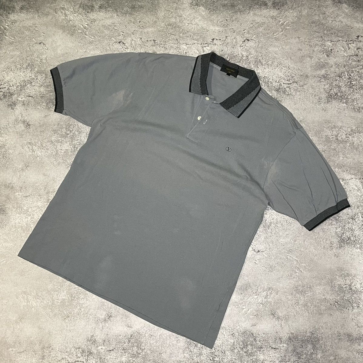 Valentino × Vintage Vintage 90s Valentino Polo t-shirt Mini logo old money 1999 Size US L / EU 52-54 / 3 - 1 Thumbnail