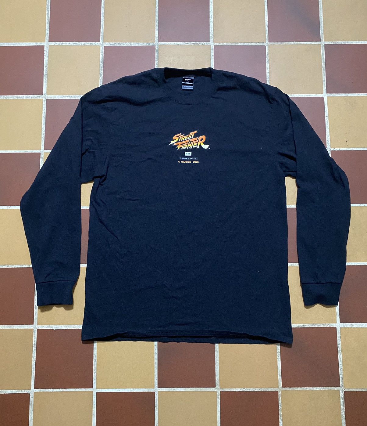 Huf × Vintage Huf X Street Fighter vintage long sleeve t-shirt Size US XL / EU 56 / 4 - 1 Thumbnail