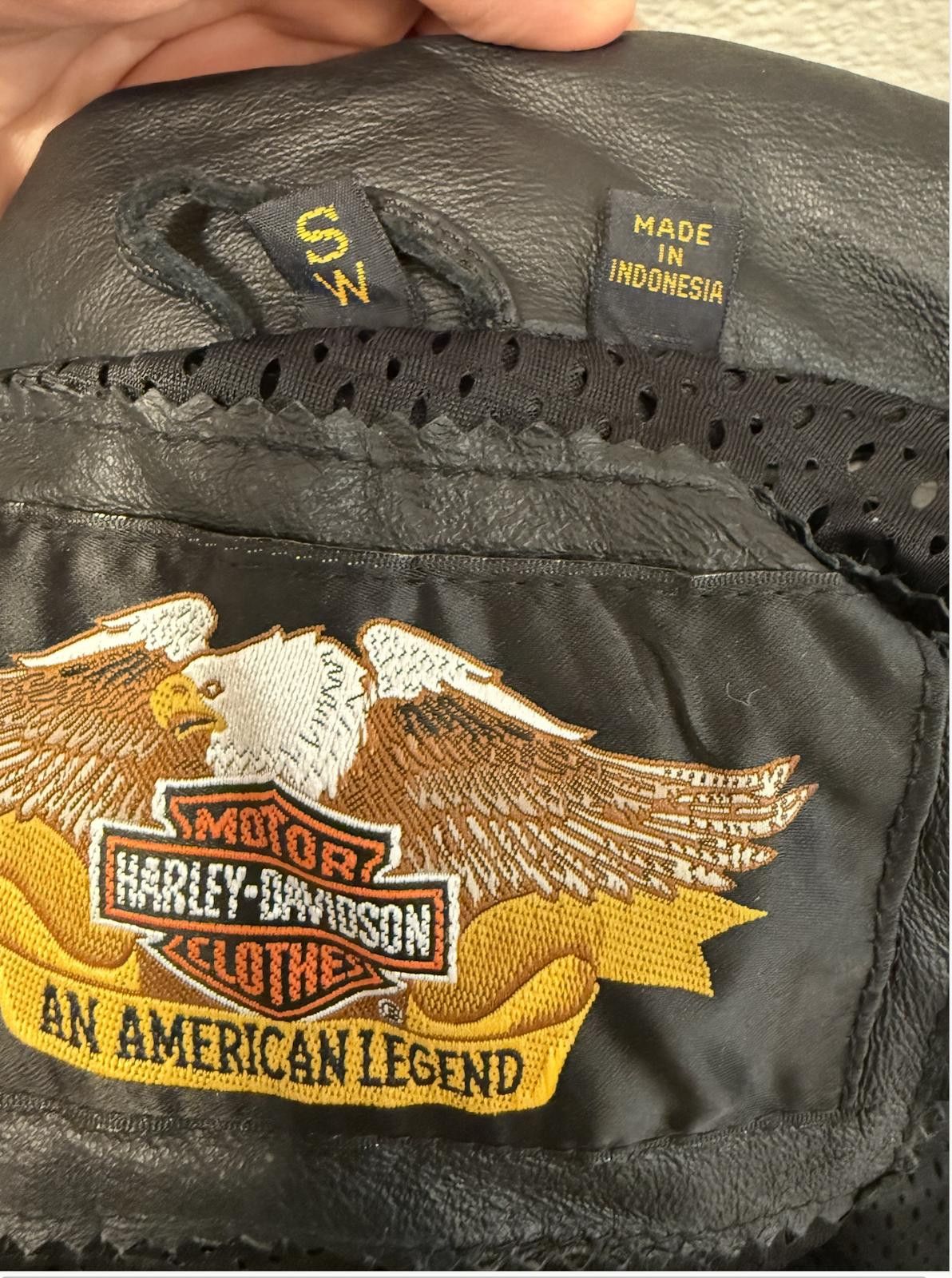 Harley Davidson Harley-Davidson Genuine Leather Chain Detail Jacket S Size S / US 4 / IT 40 - 6 Thumbnail