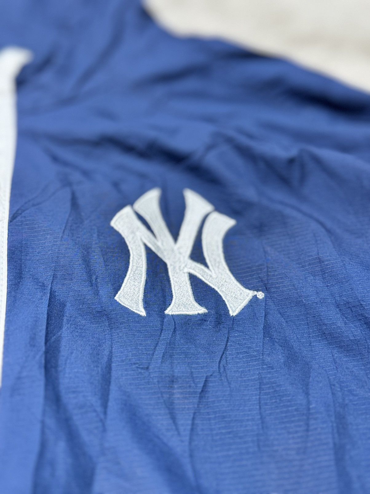 Adidas Adidas x New York Yankees Windbreaker—Rare Vintage 2007 Navy Size US L / EU 52-54 / 3 - 3 Thumbnail