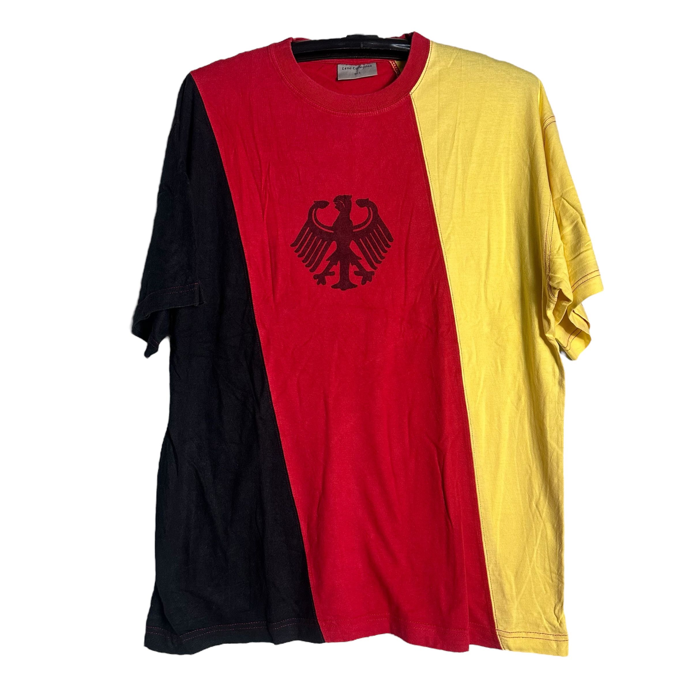 Vintage 🔥RARE🔥Vintage 90s Deutschland Germany Flag T-shirt Size US L / EU 52-54 / 3 - 1 Thumbnail