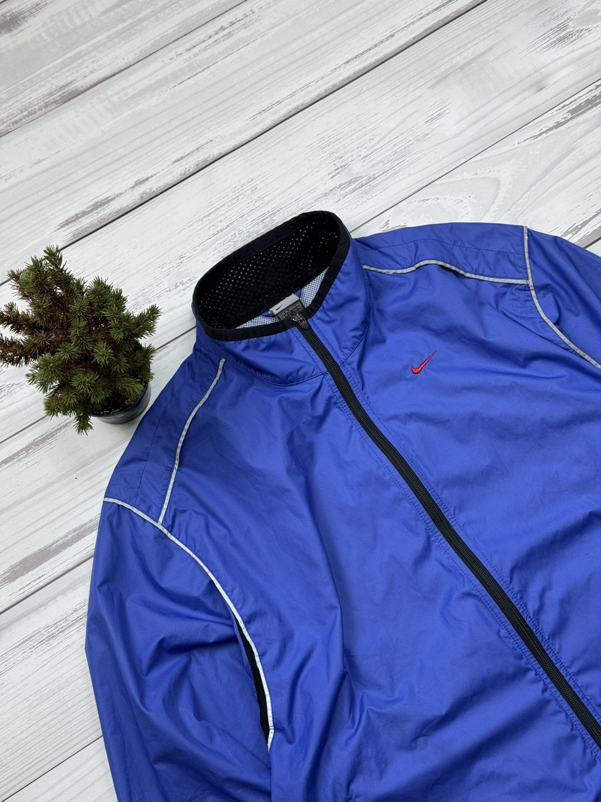 Nike 00s Nike Clima-Fit Ventilated Reflective Jacket Lilac/Blue Size US XL / EU 56 / 4 - 3 Thumbnail