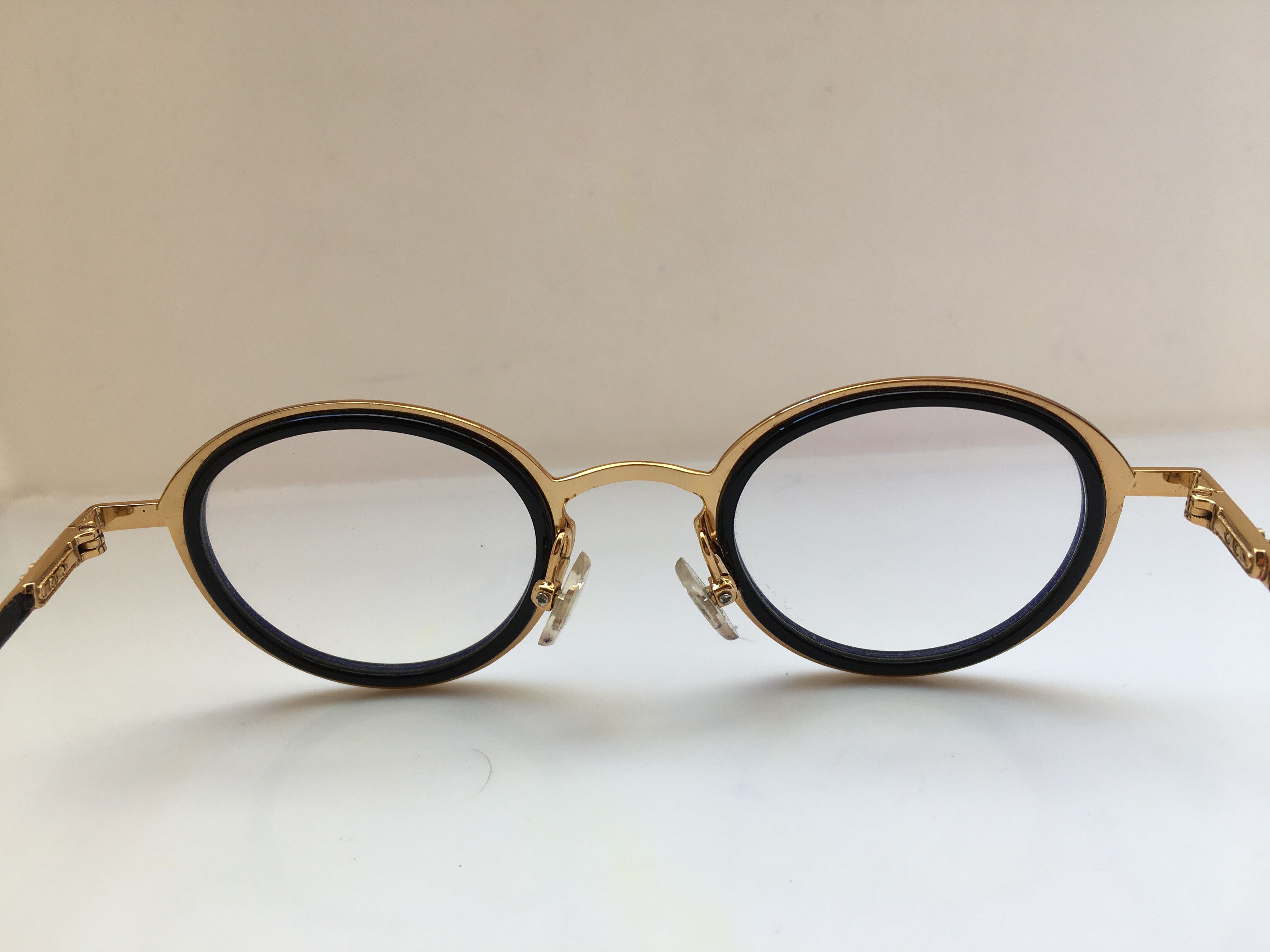 Other Handmade Gold Round Keyhole Bridge Eyeglasses Frame Size ONE SIZE - 5 Thumbnail
