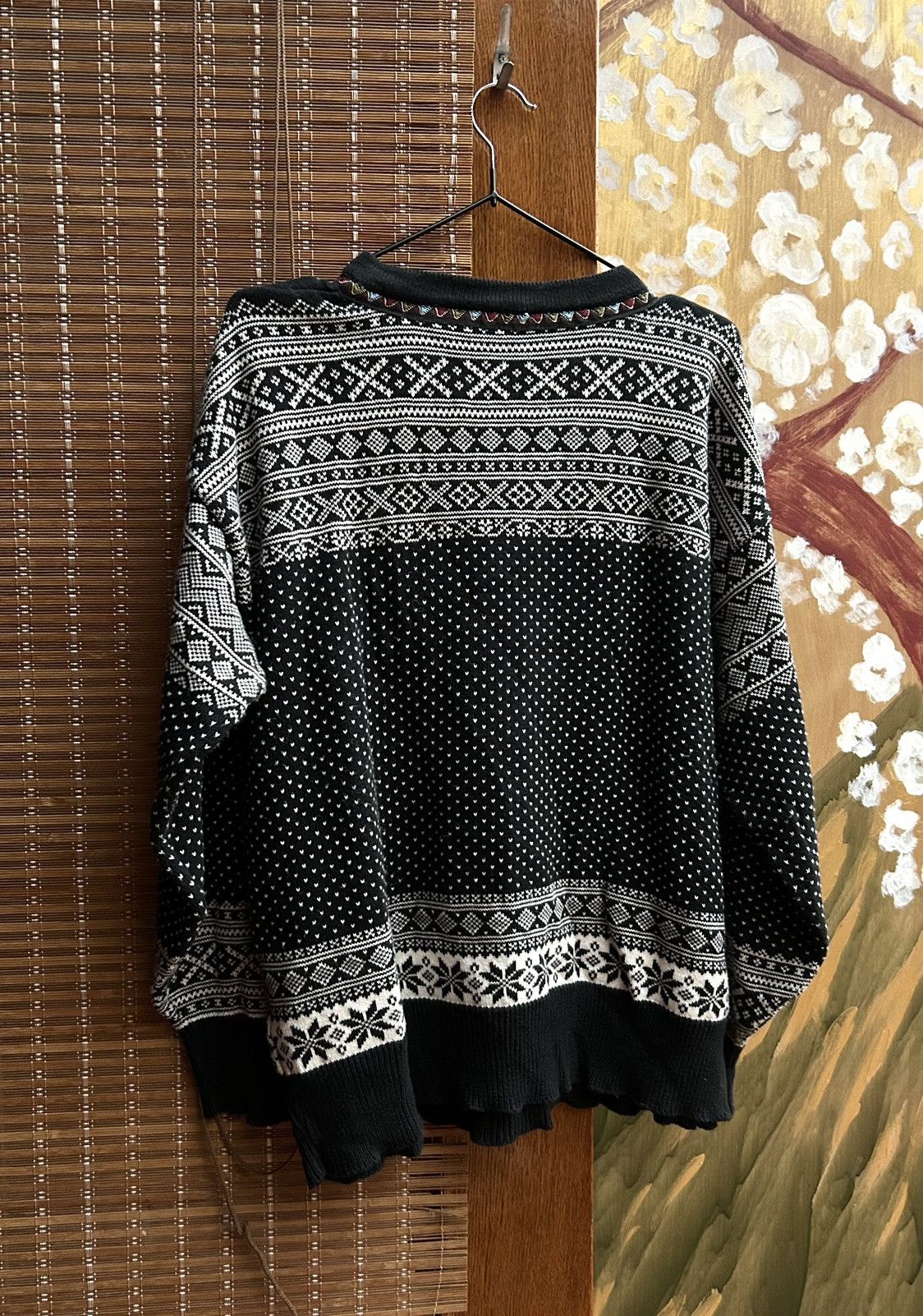 Dale Of Norway 80s Dale Of Norway Nordic Knit Cotton Ski Sweater Size M Size US M / EU 48-50 / 2 - 2 Thumbnail