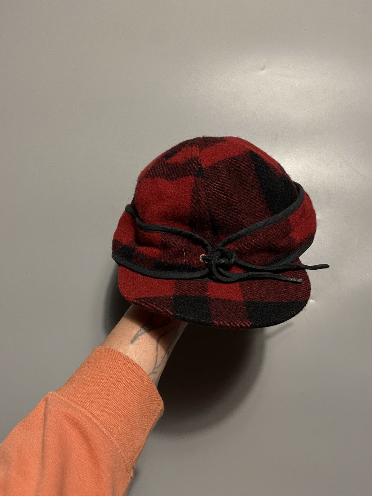 Polo Ralph Lauren Polo Ralph Lauren plaid hunting wool cap Size ONE SIZE - 3 Thumbnail