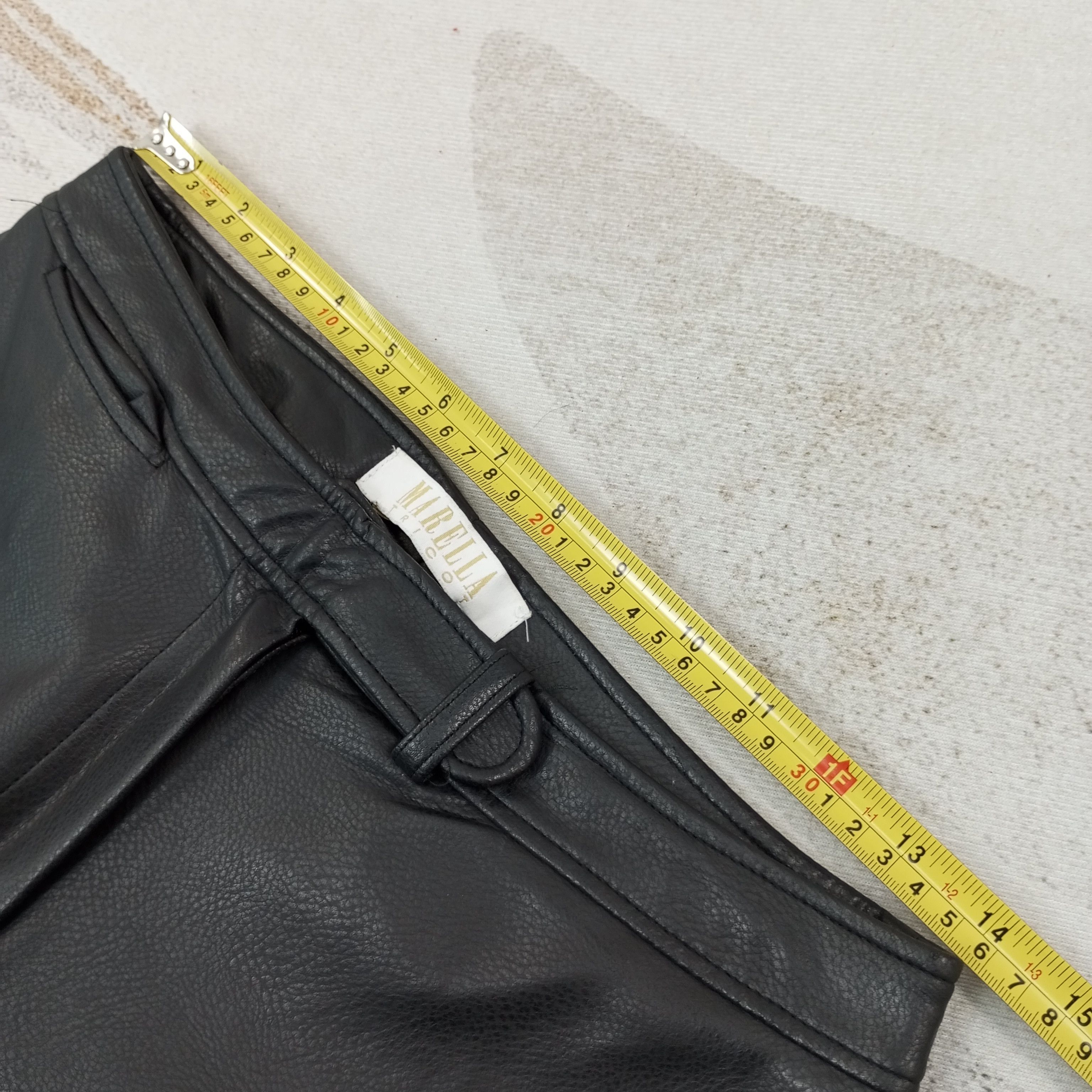 Marella Marella Tricot Leather Pants c235n38 Size 28" / US 6 / IT 42 - 6 Thumbnail