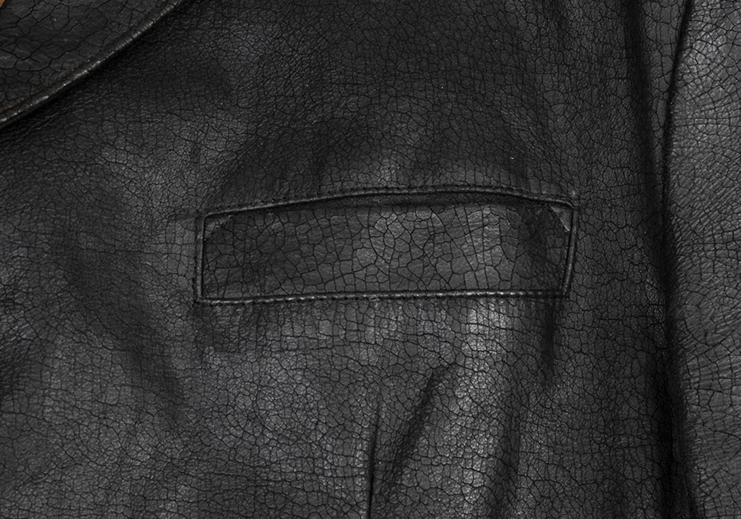 Jean Paul Gaultier Leather Jacket in Black Size 50 Size US M / EU 48-50 / 2 - 5 Thumbnail