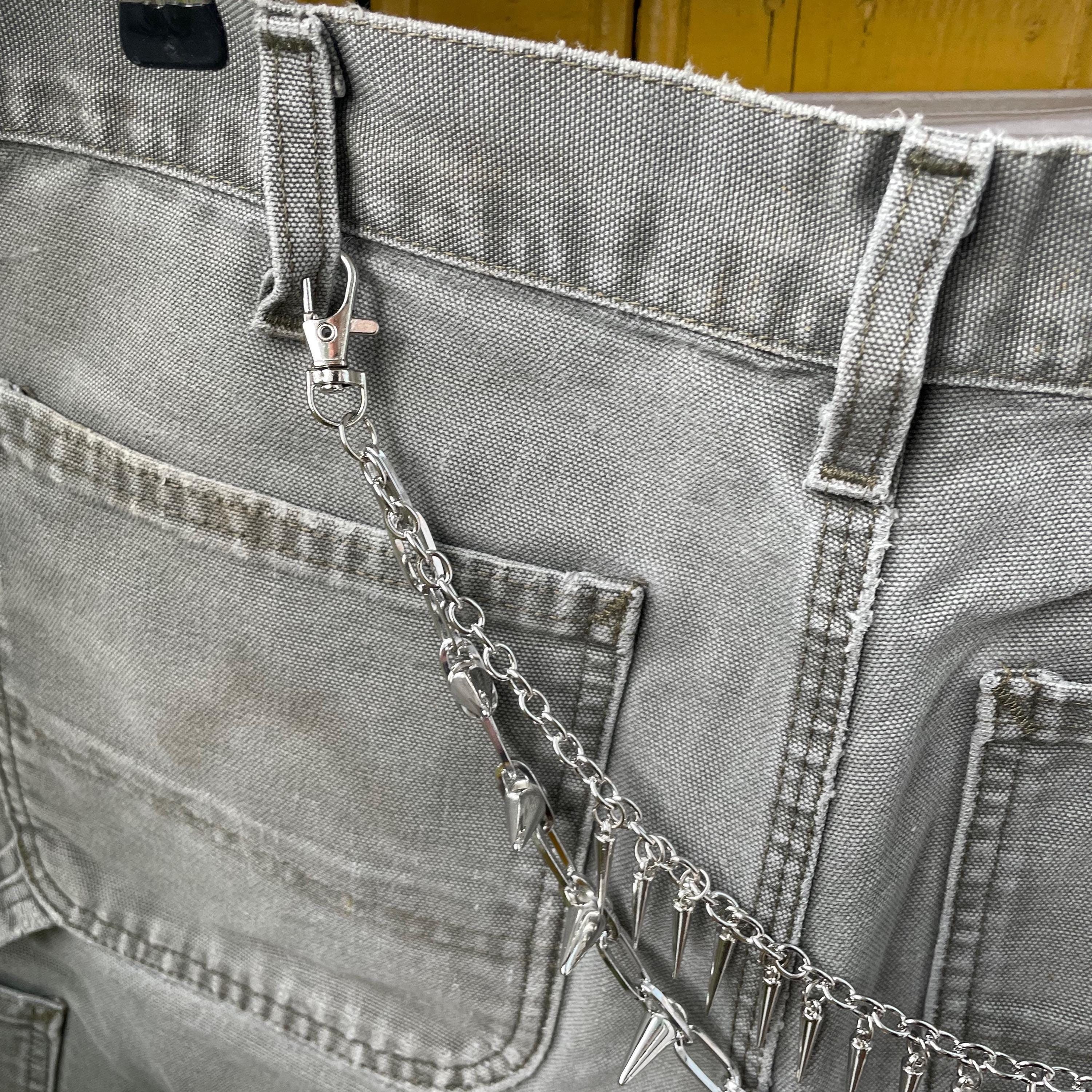 Other Pants Chain with spike gothic gift y2k accessory punk grunge Size ONE SIZE - 4 Thumbnail