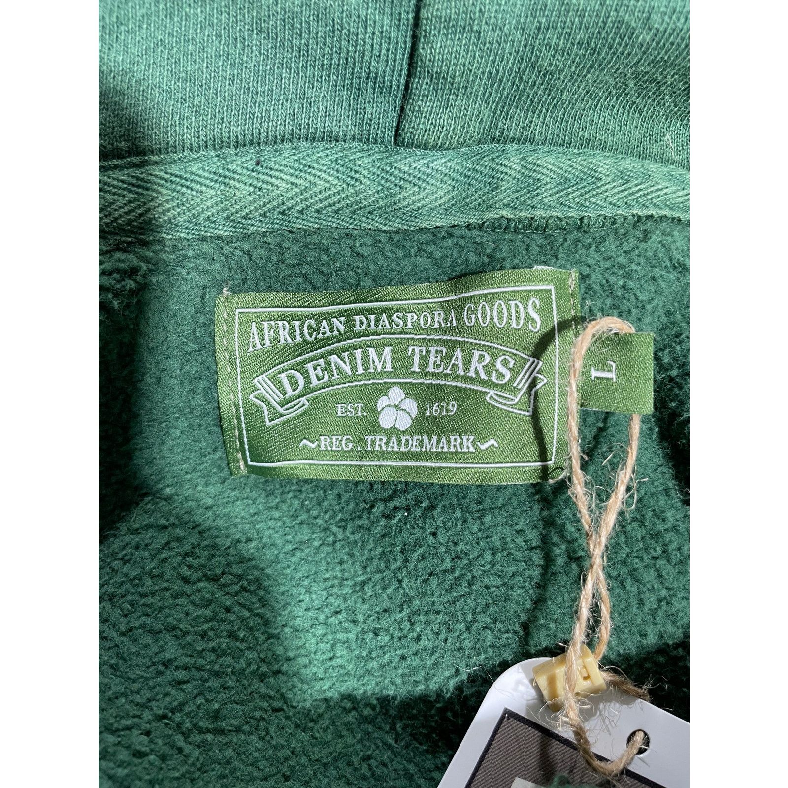 DENIM TEARS DENIM TEARS ADG HOODIE SIZE LARGE Size US L / EU 52-54 / 3 - 2 Thumbnail