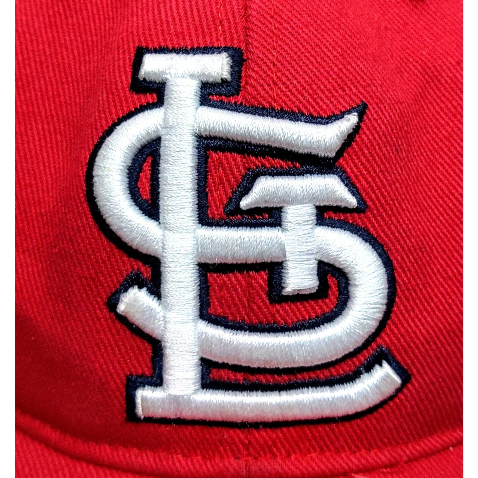 Vintage VINTAGE St. Louis Cardinals Red Cotton Official Merch Snapback Hat Baseball Cap Mens One Size Red 90s Sports Adjustable Cotton Canvas Baseball Cap Size ONE SIZE - 2 Thumbnail