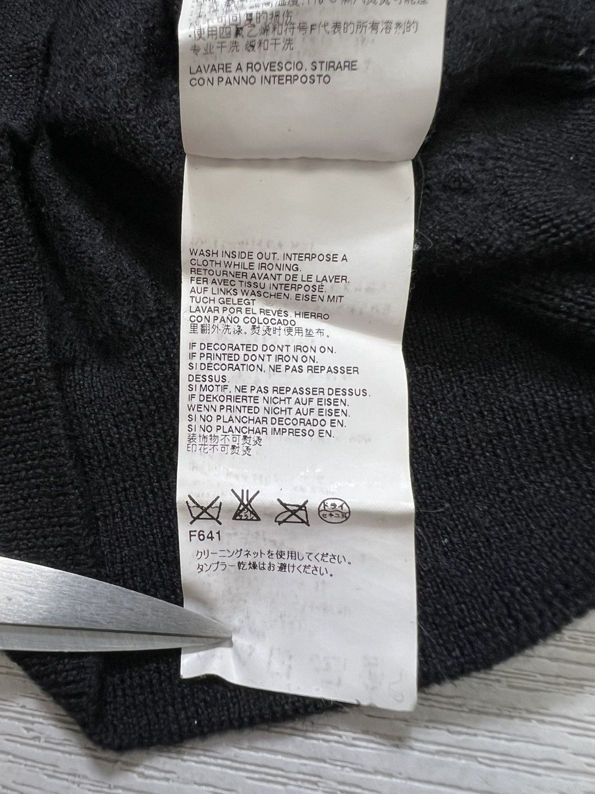 MM6 Maison Margiela MM6 - Four Sleeves Knit One Piece Wool Dress Size S / US 4 / IT 40 - 14 Thumbnail
