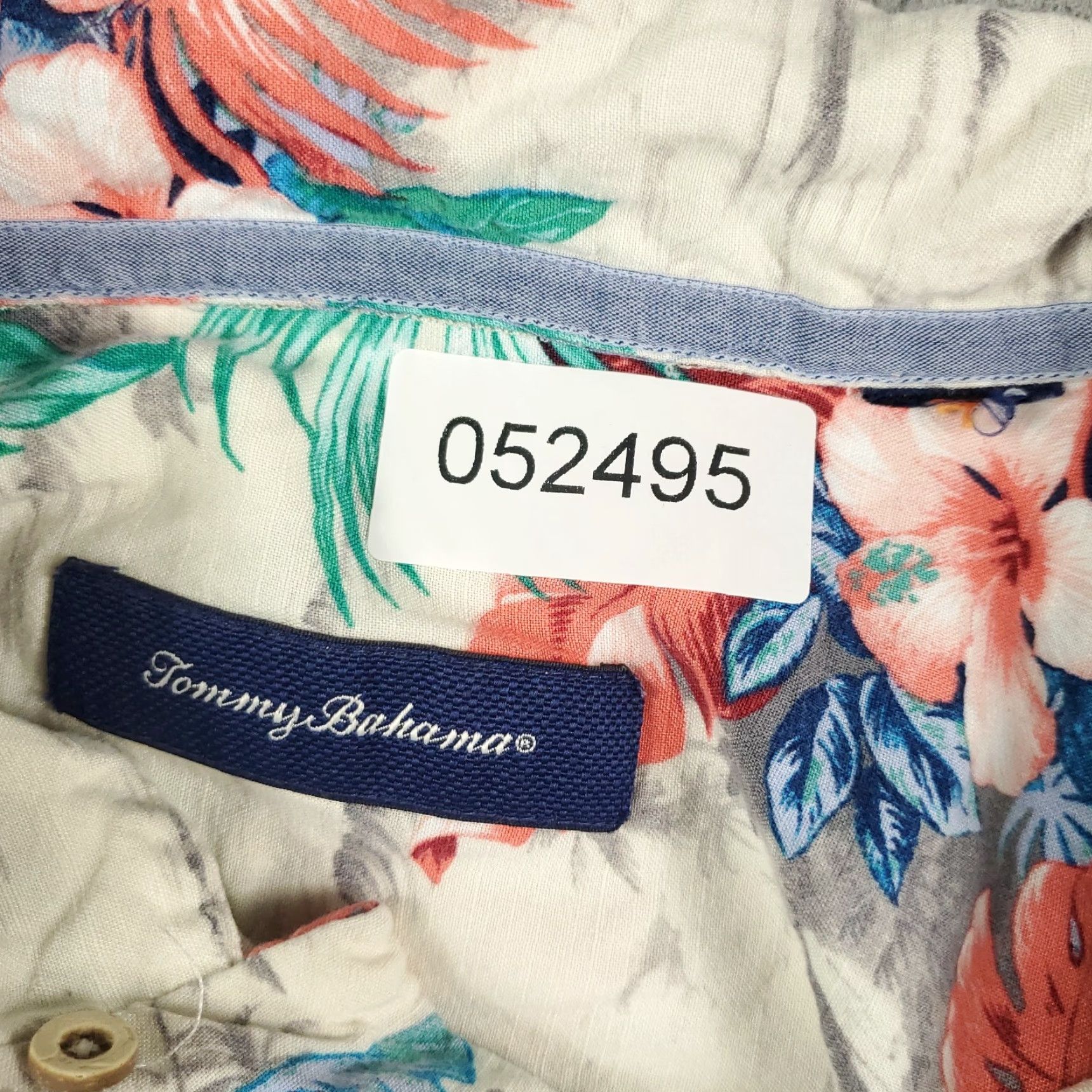 Tommy Bahama Tommy Bahama Shirt Mens XL Ivory Floral Hawaiian Button-Up Short Sleeve Size US XL / EU 56 / 4 - 6 Thumbnail